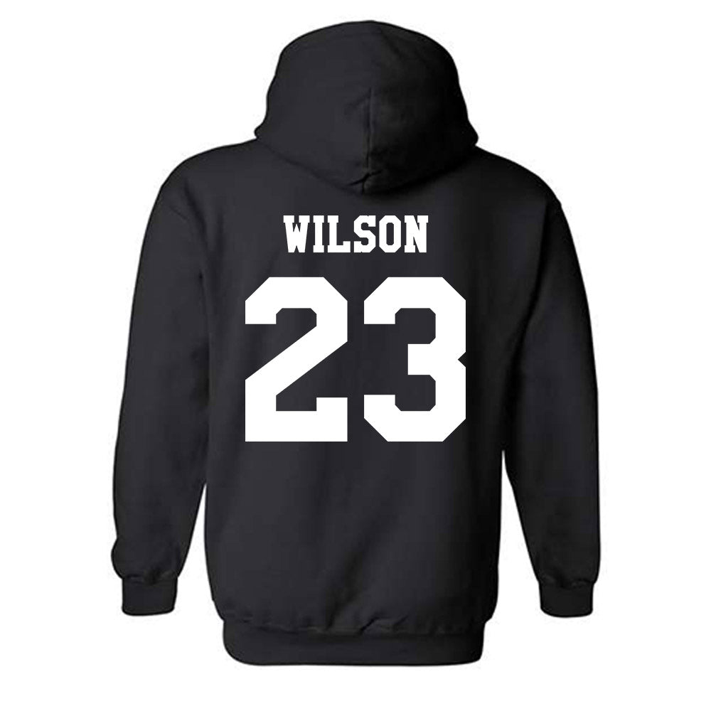 Texas A&M - NCAA Baseball : Jorian Wilson - Classic Shersey Hooded Sweatshirt-1