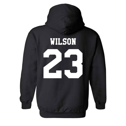 Texas A&M - NCAA Baseball : Jorian Wilson - Classic Shersey Hooded Sweatshirt-1
