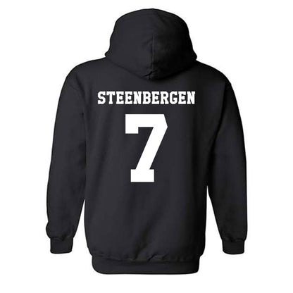 Texas A&M - NCAA Women's Basketball : Pien Steenbergen - Classic Shersey Hooded Sweatshirt-1