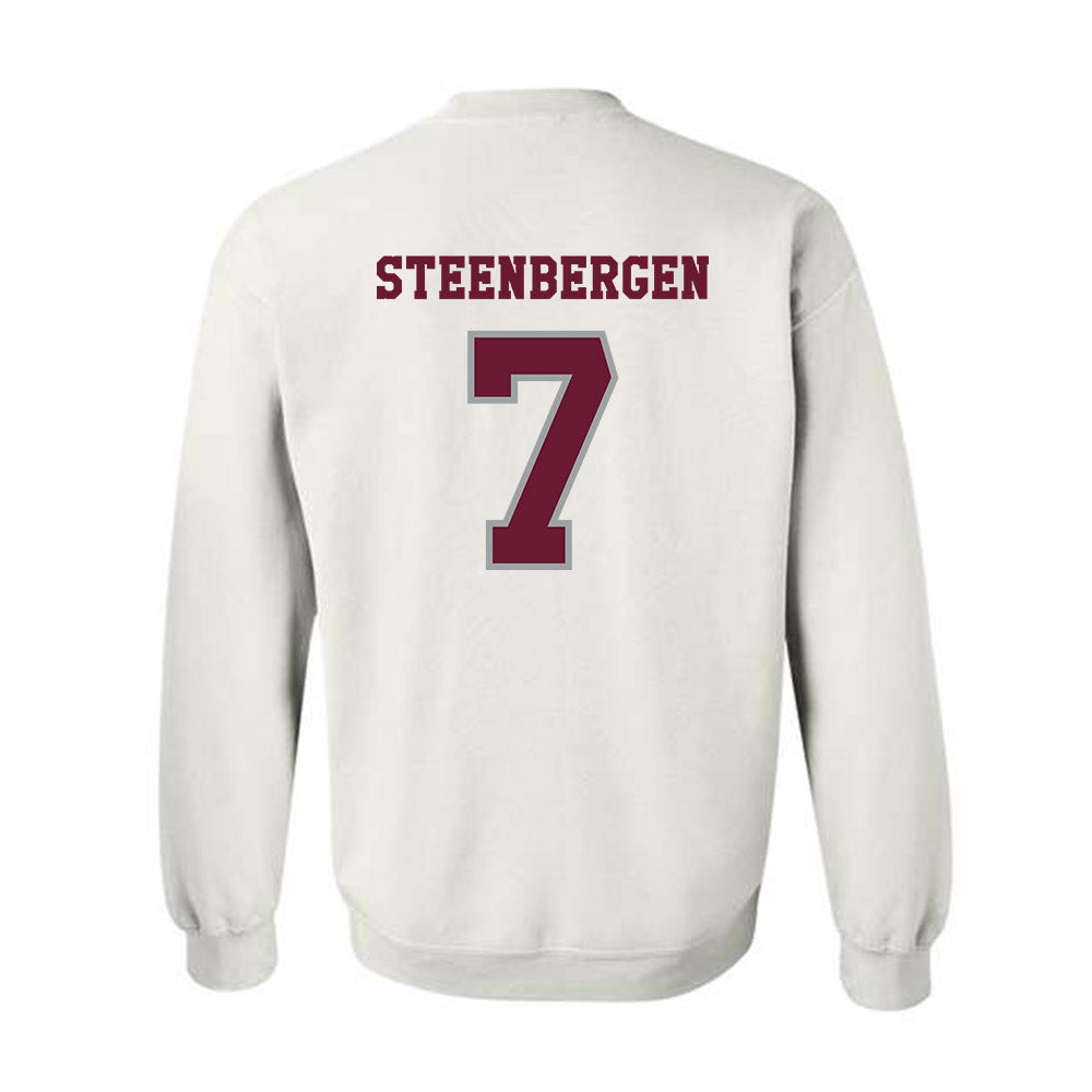 Texas A&M - NCAA Women's Basketball : Pien Steenbergen - Classic Shersey Crewneck Sweatshirt-1