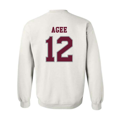 Texas A&M - NCAA Men's Basketball : Rashaun Agee - Classic Shersey Crewneck Sweatshirt-1