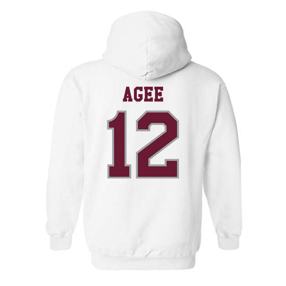 Texas A&M - NCAA Men's Basketball : Rashaun Agee - Classic Shersey Hooded Sweatshirt-1