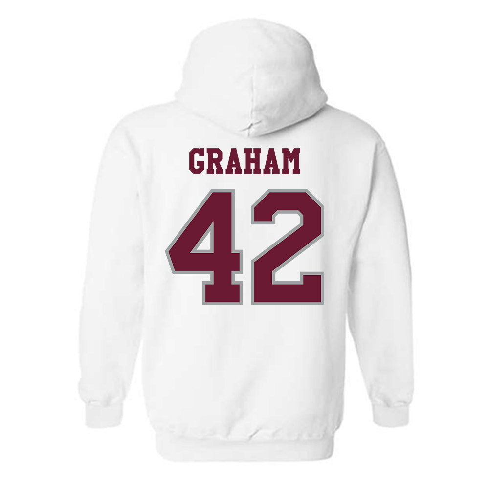 Texas A&M - NCAA Football : Jackson Graham - Classic Shersey Hooded Sweatshirt-1