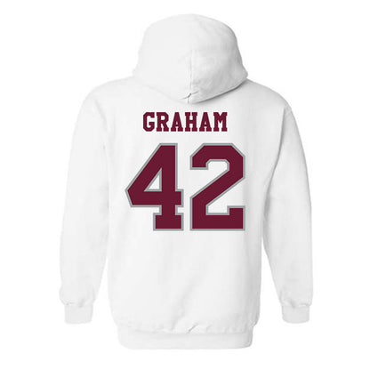 Texas A&M - NCAA Football : Jackson Graham - Classic Shersey Hooded Sweatshirt-1