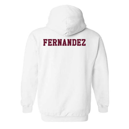 Texas A&M - NCAA Women's Golf : Cayetana Fernandez - Classic Shersey Hooded Sweatshirt-1