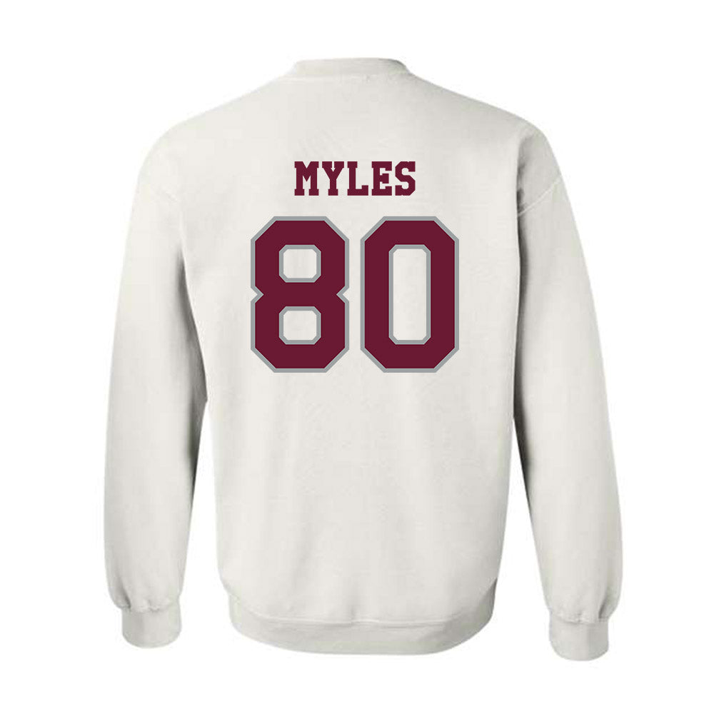 Texas A&M - NCAA Football : Jerome Myles - Classic Shersey Crewneck Sweatshirt-1