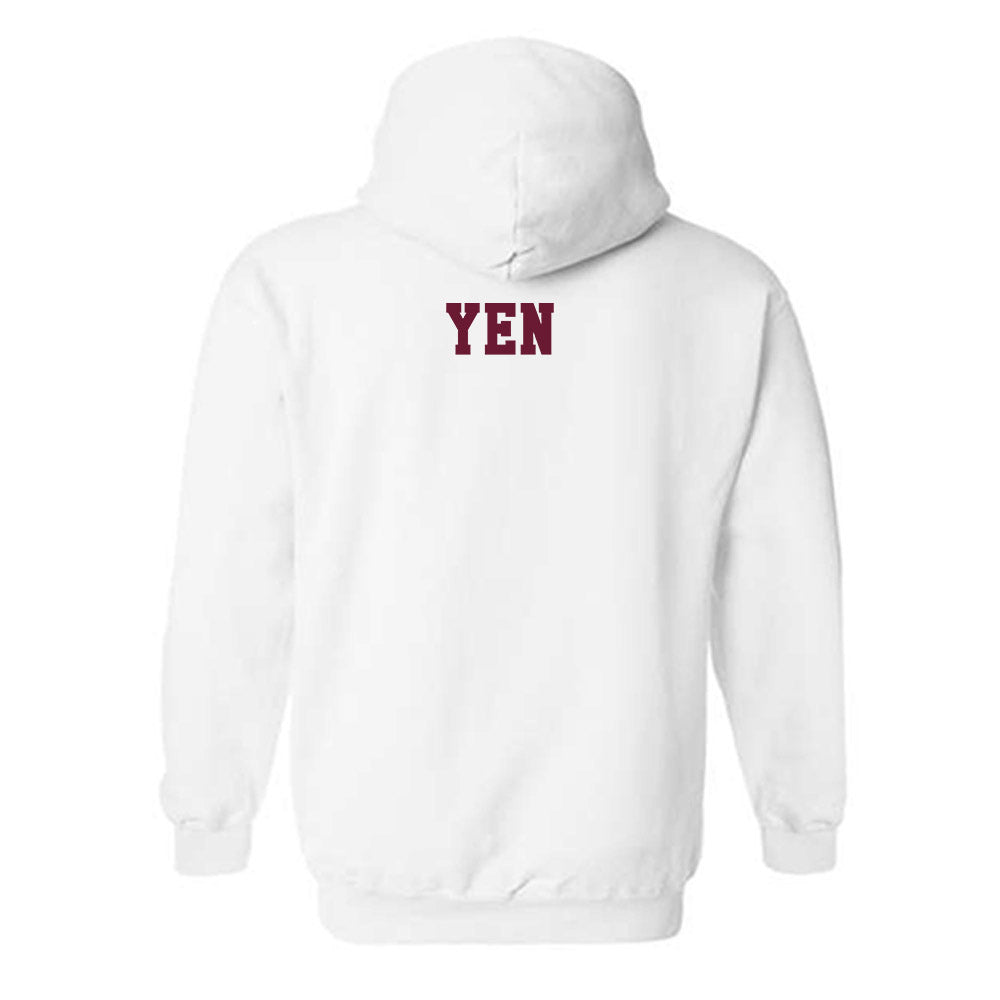 Texas A&M - NCAA Women's Golf : Natalie Yen - Classic Shersey Hooded Sweatshirt-1