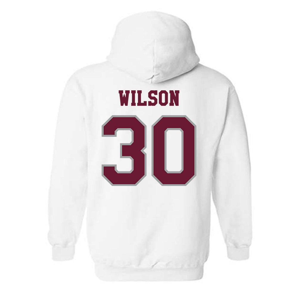 Texas A&M - NCAA Baseball : Kaiden Wilson - Classic Shersey Hooded Sweatshirt-1