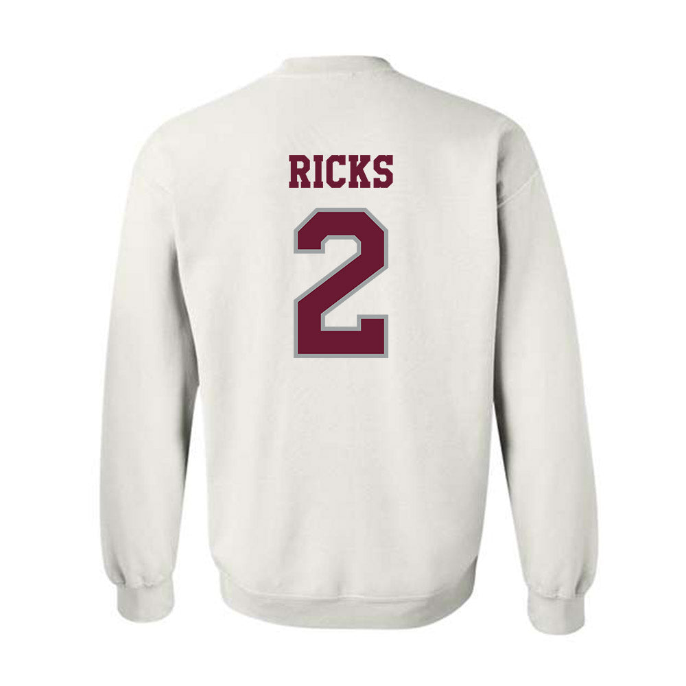 Texas A&M - NCAA Football : Dezz Ricks - Classic Shersey Crewneck Sweatshirt-1