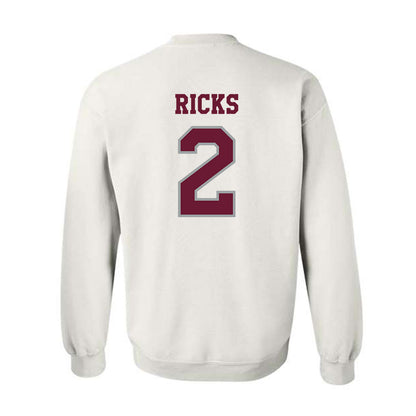 Texas A&M - NCAA Football : Dezz Ricks - Classic Shersey Crewneck Sweatshirt-1