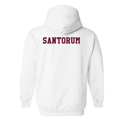 Texas A&M - NCAA Men's Track & Field : Luca Santorum - Classic Shersey Hooded Sweatshirt-1