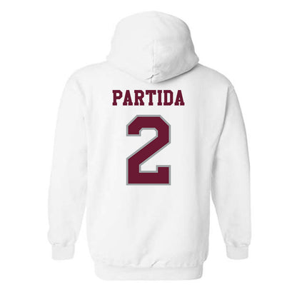 Texas A&M - NCAA Baseball : Nico Partida - Classic Shersey Hooded Sweatshirt-1
