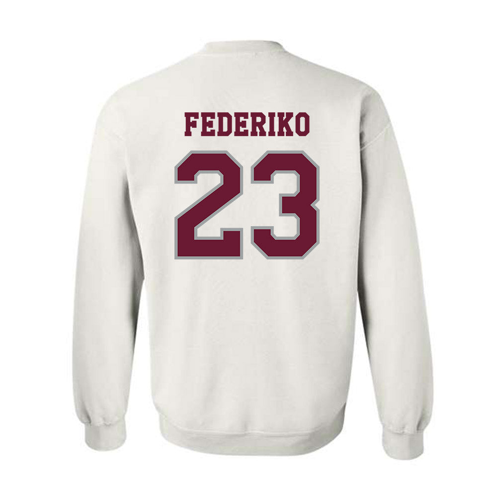 Texas A&M - NCAA Men's Basketball : Federiko Federiko - Classic Shersey Crewneck Sweatshirt-1