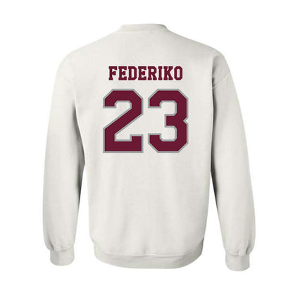 Texas A&M - NCAA Men's Basketball : Federiko Federiko - Classic Shersey Crewneck Sweatshirt-1