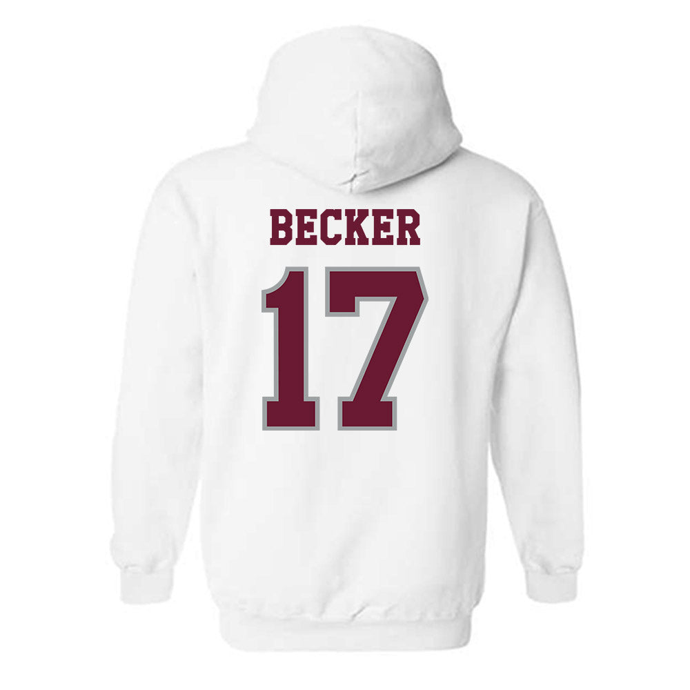 Texas A&M - NCAA Baseball : Zane Becker - Classic Shersey Hooded Sweatshirt-1