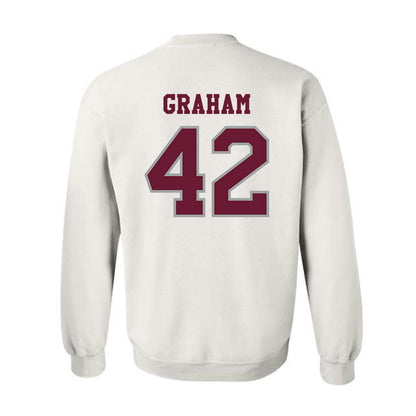 Texas A&M - NCAA Football : Jackson Graham - Classic Shersey Crewneck Sweatshirt-1