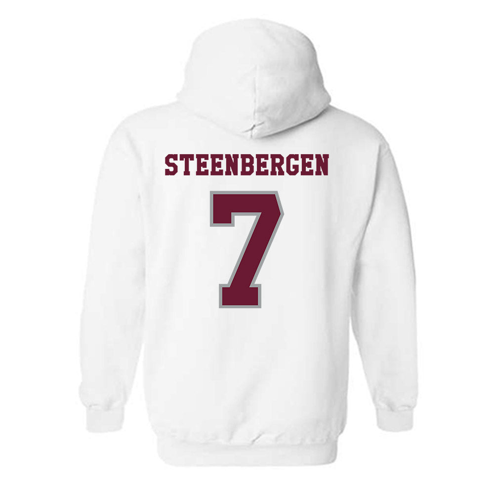 Texas A&M - NCAA Women's Basketball : Pien Steenbergen - Classic Shersey Hooded Sweatshirt-1
