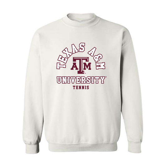 Texas A&M - NCAA Men's Tennis : Lathan Skrobarcek - Classic Shersey Crewneck Sweatshirt-0