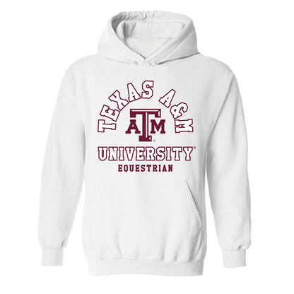 Texas A&M - NCAA Equestrian : Kate Egan - Classic Shersey Hooded Sweatshirt-0