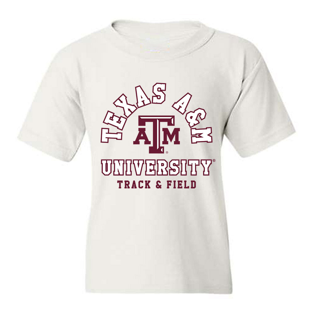 Texas A&M - NCAA Men's Track & Field : Kimar Farquharson - Classic Shersey Youth T-Shirt-0
