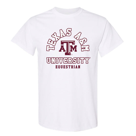 Texas A&M - NCAA Equestrian : Lila Seider - Classic Shersey T-Shirt-0