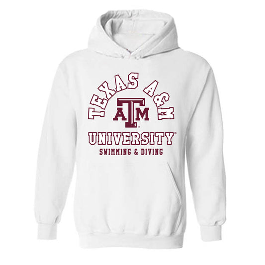 Texas A&M - NCAA Women's Swimming & Diving : Hayden Miller - Classic Shersey Hooded Sweatshirt-0