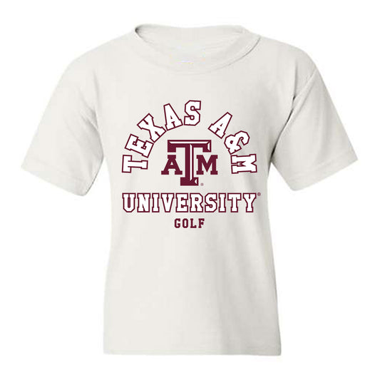 Texas A&M - NCAA Men's Golf : Wheaton Ennis - Classic Shersey Youth T-Shirt-0