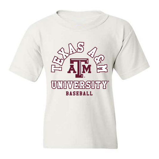 Texas A&M - NCAA Baseball : Boston Kellner - Classic Shersey Youth T-Shirt-0