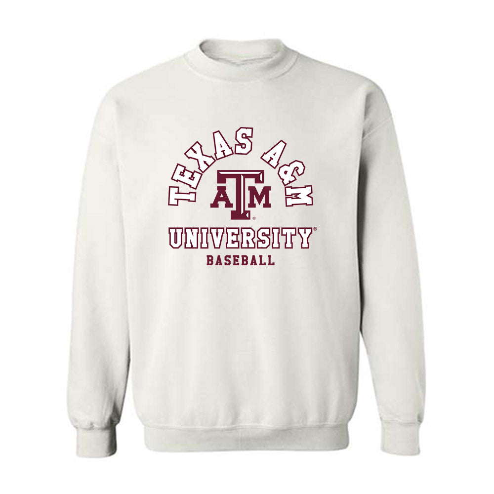 Texas A&M - NCAA Baseball : Caden McCoy - Classic Shersey Crewneck Sweatshirt-0