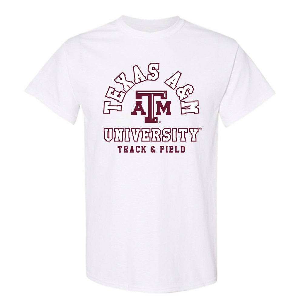 Texas A&M - NCAA Women's Track & Field : Carlie Weiser - Classic Shersey T-Shirt-0