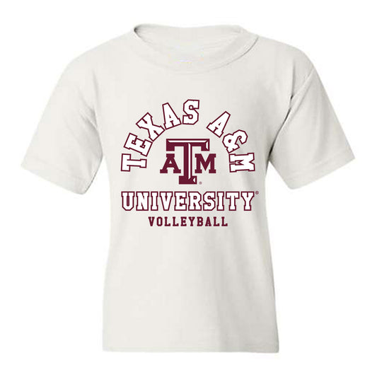 Texas A&M - NCAA Women's Volleyball : Addi Applegate - Classic Shersey Youth T-Shirt-0