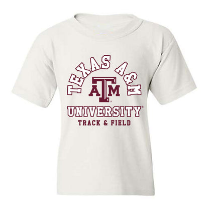 Texas A&M - NCAA Women's Track & Field : Leeah Burr - Classic Shersey Youth T-Shirt-0