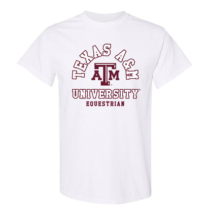 Texas A&M - NCAA Equestrian : Aubree Leyva - Classic Shersey T-Shirt-0