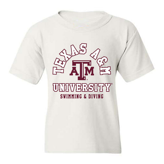 Texas A&M - NCAA Women's Swimming & Diving : Kaitlyn Owens - Classic Shersey Youth T-Shirt-0