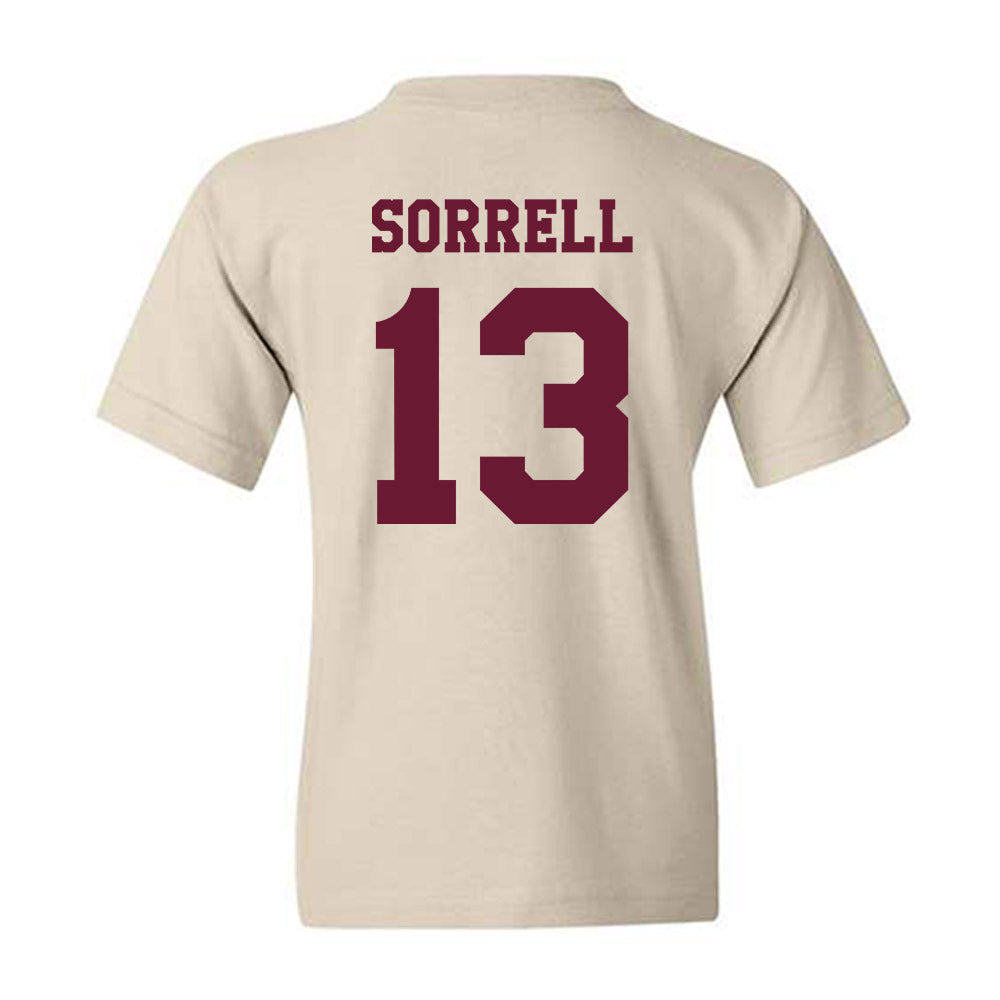 Texas A&M - NCAA Baseball : Caden Sorrell - Classic Shersey Youth T-Shirt-1