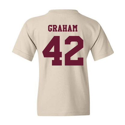 Texas A&M - NCAA Football : Jackson Graham - Classic Shersey Youth T-Shirt-1