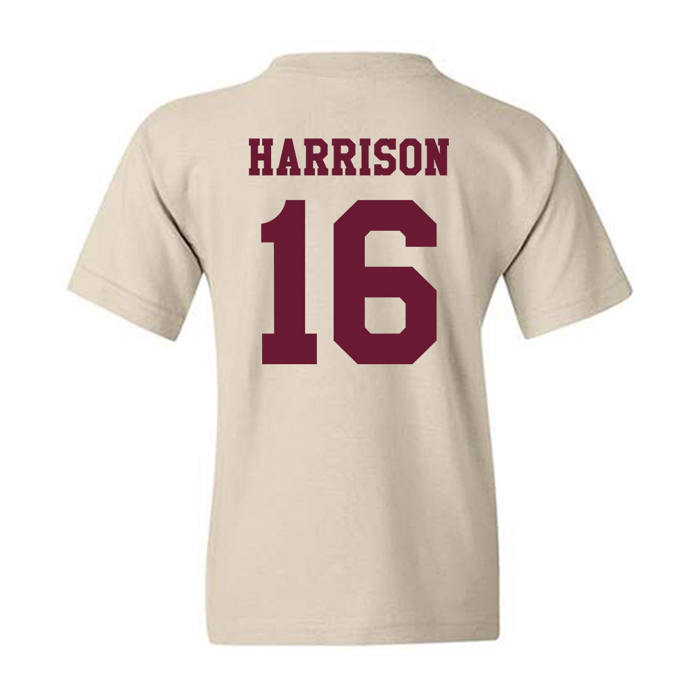 Texas A&M - NCAA Baseball : Bear Harrison - Classic Shersey Youth T-Shirt-1