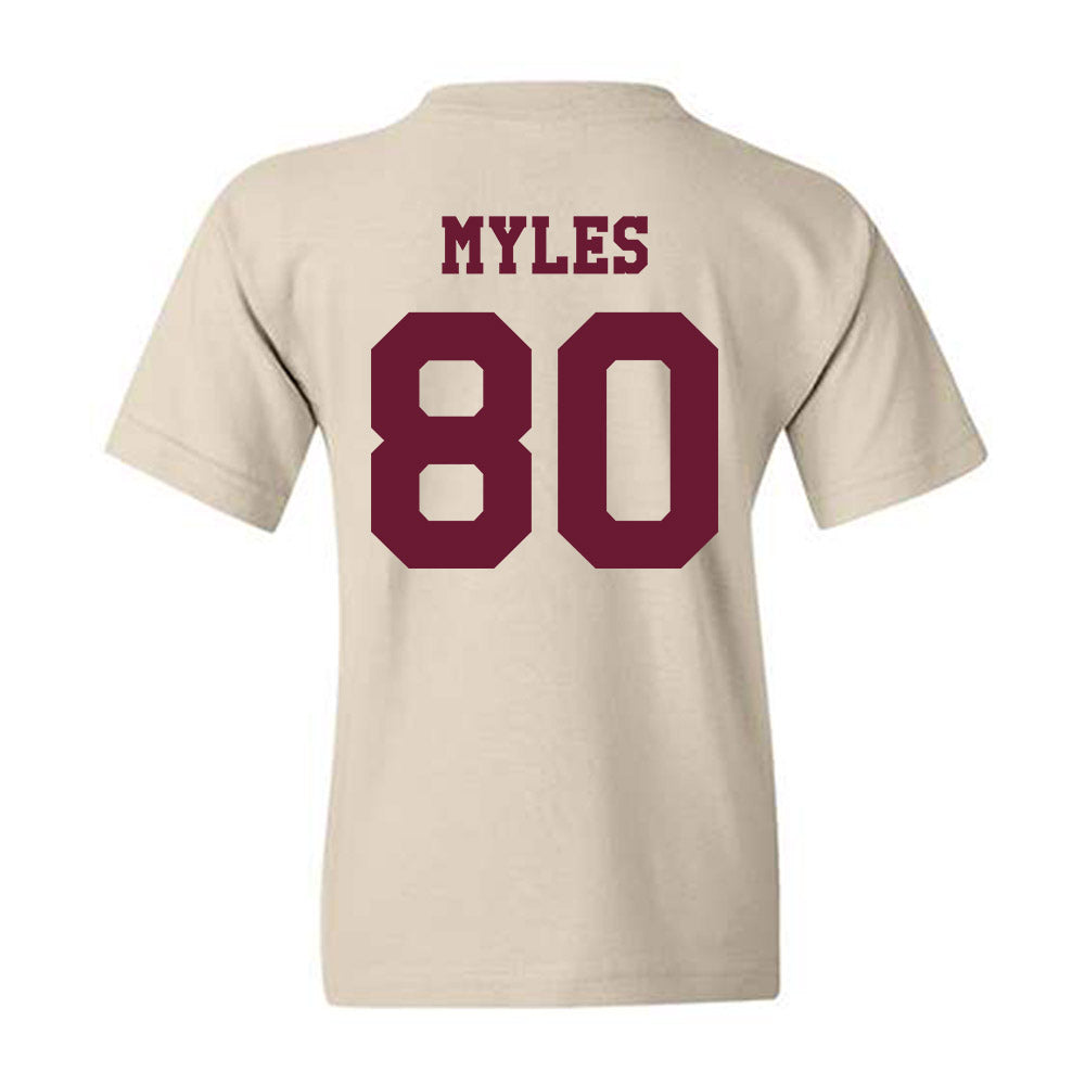 Texas A&M - NCAA Football : Jerome Myles - Classic Shersey Youth T-Shirt-1