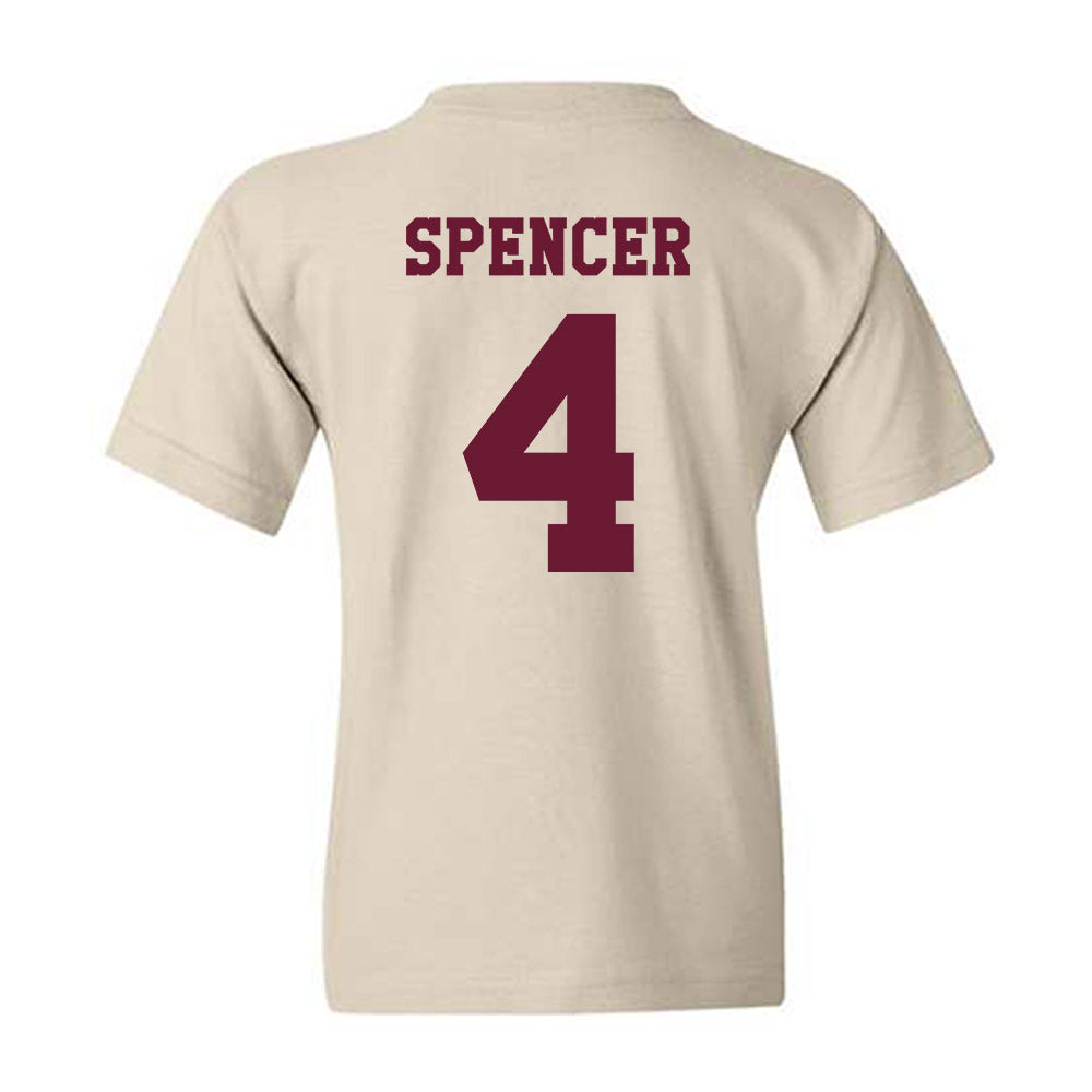 Texas A&M - NCAA Women's Basketball : Chaney Spencer - Classic Shersey Youth T-Shirt-1