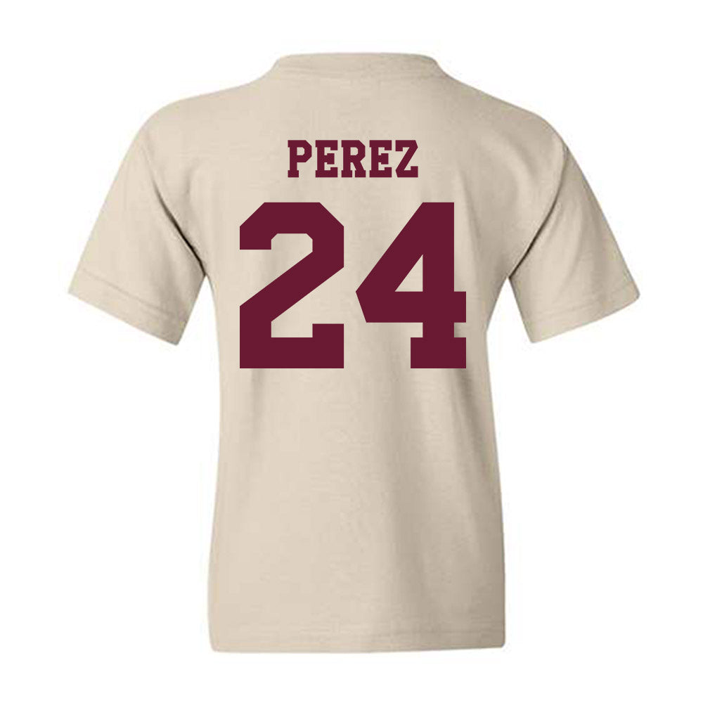 Texas A&M - NCAA Softball : Mya Perez - Classic Shersey Youth T-Shirt-1