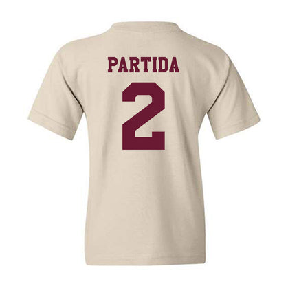 Texas A&M - NCAA Baseball : Nico Partida - Classic Shersey Youth T-Shirt-1