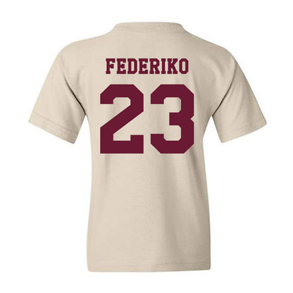 Texas A&M - NCAA Men's Basketball : Federiko Federiko - Classic Shersey Youth T-Shirt-1