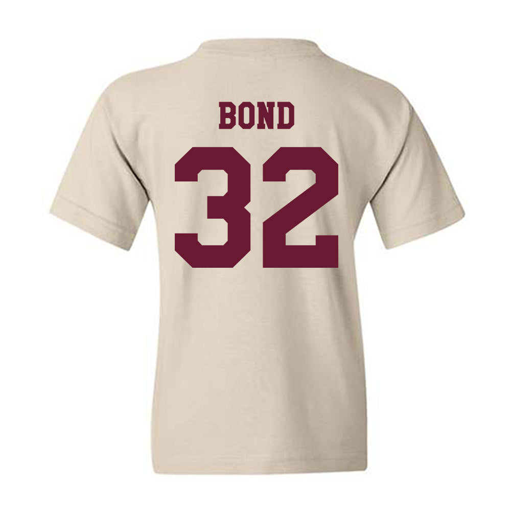 Texas A&M - NCAA Baseball : Hunter Bond - Classic Shersey Youth T-Shirt-1