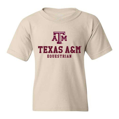 Texas A&M - NCAA Equestrian : Brooke Tegtmeyer - Classic Shersey Youth T-Shirt-0