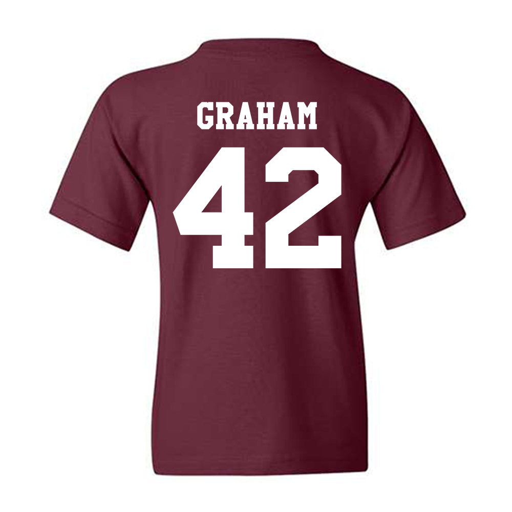 Texas A&M - NCAA Football : Jackson Graham - Classic Shersey Youth T-Shirt-1