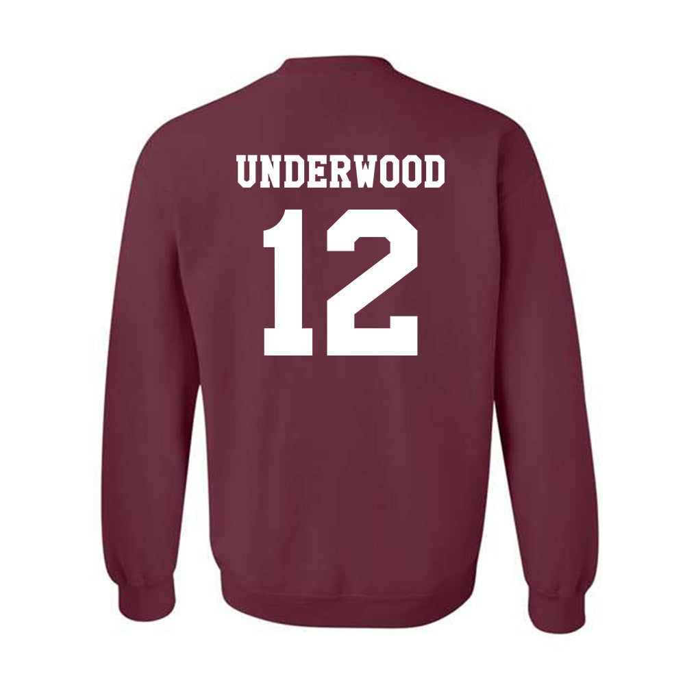 Texas A&M - NCAA Women's Volleyball : Ava Underwood - Classic Shersey Crewneck Sweatshirt-1