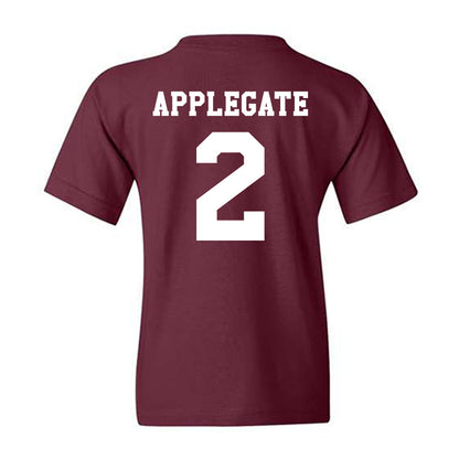 Texas A&M - NCAA Women's Volleyball : Addi Applegate - Classic Shersey Youth T-Shirt-1