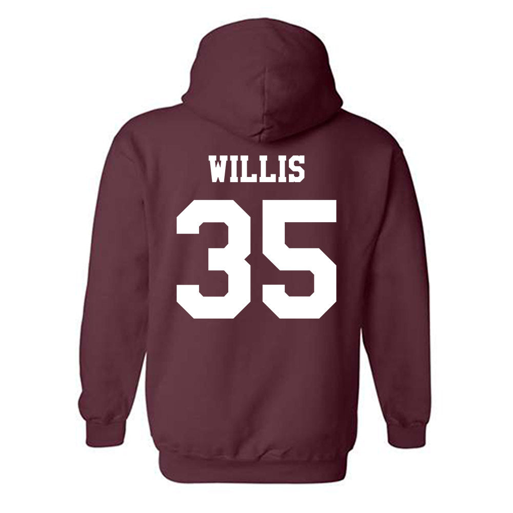 Texas A&M - NCAA Football : Isaiah Willis - Classic Shersey Hooded Sweatshirt-1