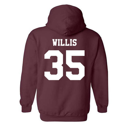 Texas A&M - NCAA Football : Isaiah Willis - Classic Shersey Hooded Sweatshirt-1