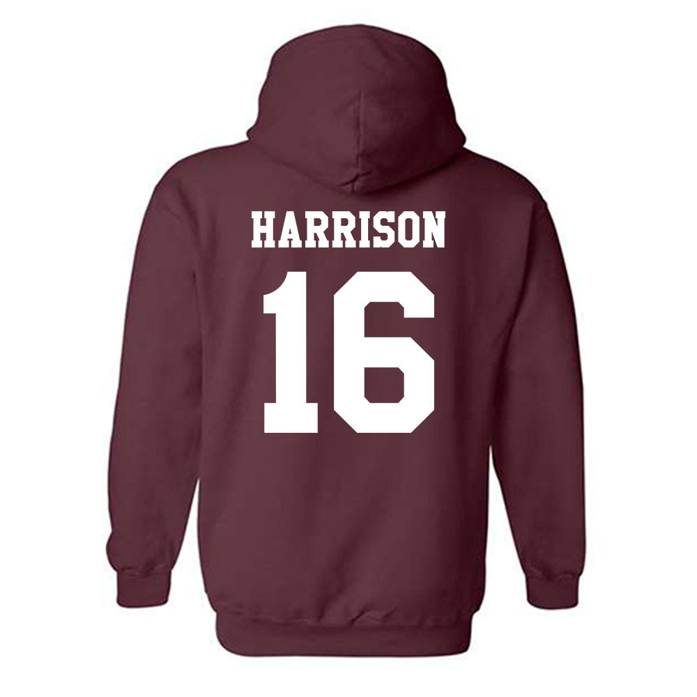 Texas A&M - NCAA Baseball : Bear Harrison - Classic Shersey Hooded Sweatshirt-1